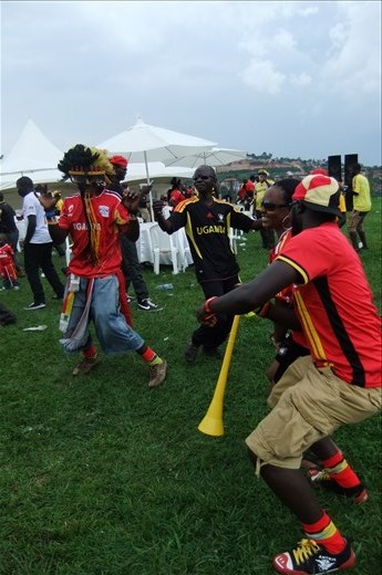 Pre-match entertainment.