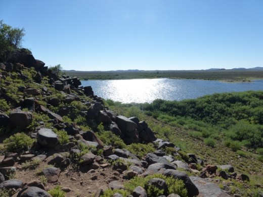 We stayed on a farm near De Aar in the Karoo.