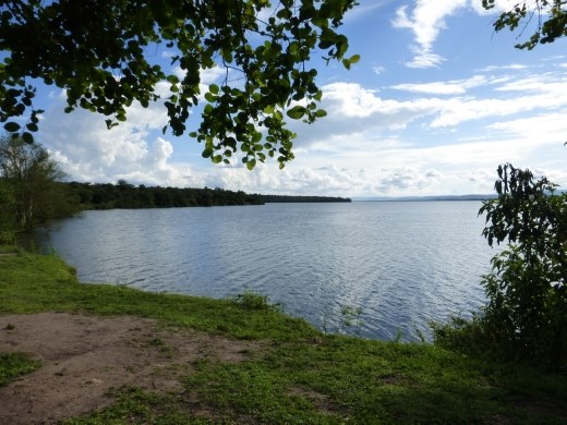 The beautiful lake Mburu.