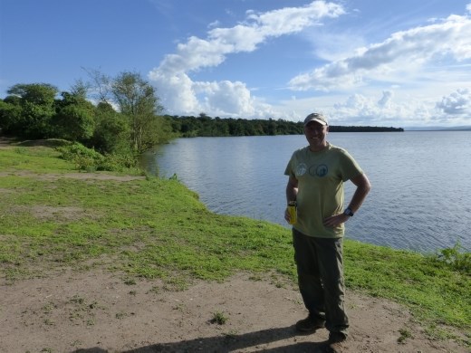 Enjoying our last trip to Lake Mburu.