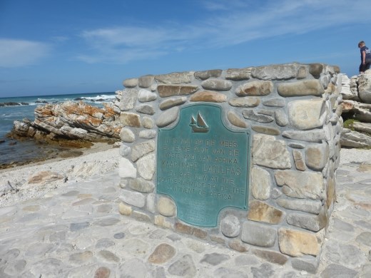 Not only the southernmost point but the meeting of the Indian and Atlantic oceans.