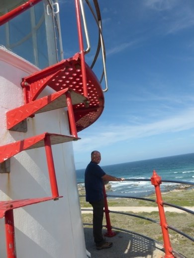 I always thought living in a lighthouse would be cool, but not sure after climbing the ladder to get up here!