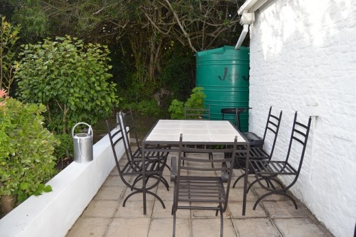 The patio area outside Morley House has been spruced up.