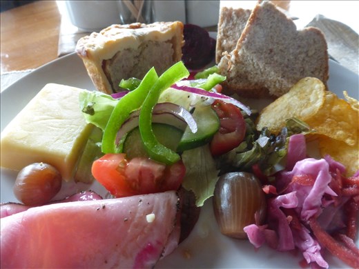 Morley House specialty - ploughman's lunch.