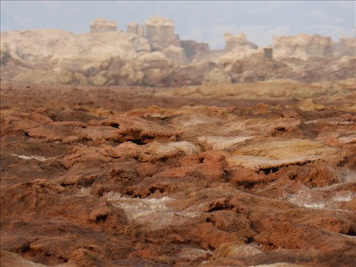 The unbelievable landscape around Dallol was the main highlight for us.