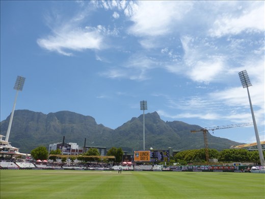 What a setting for a cricket match.