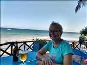 Cheers, Enjoying a cold Tusker on Danai Beach.: by steve_and_emma, Views[199]