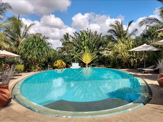 The pool at African Dream Cottages.
