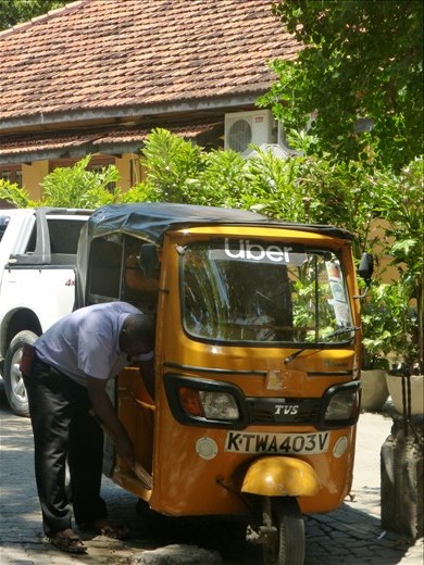 Taking an Uber Kenyan style.