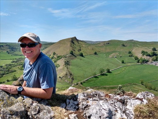 Looking back to Chrome Hill.