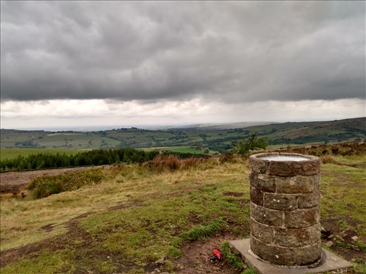 Dark skies over lantern Pike.