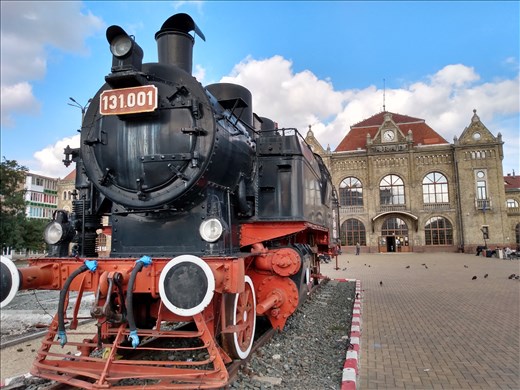 The train we got to Arad was a bit more modern than this one.
