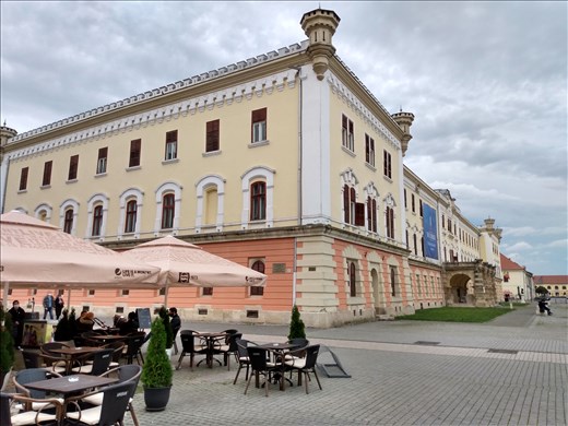 Lots of places for an alfresco drink in the main square.