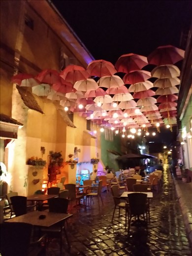 Lots of bars in Sighisora to enjoy a tipple or two.