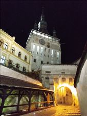 Clock tower at night.: by steve_and_emma, Views[277]