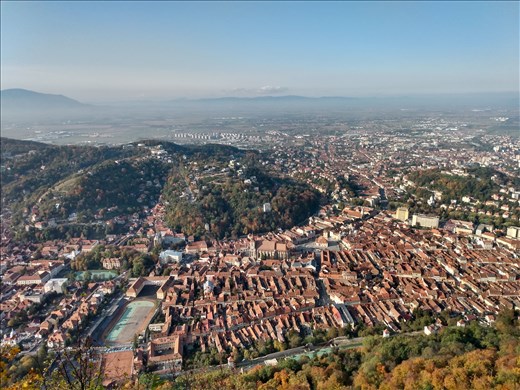 View of Brasov from Mount Tampa.