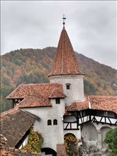 Bran castle offers nice views over the surrounding countryside.: by steve_and_emma, Views[228]