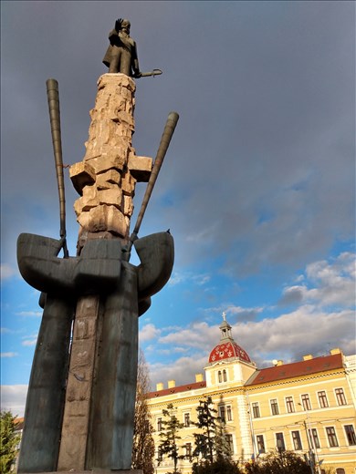 Avram Iancu statue.
