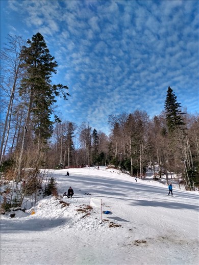 Cota 1400 ski slope in Sinaia.