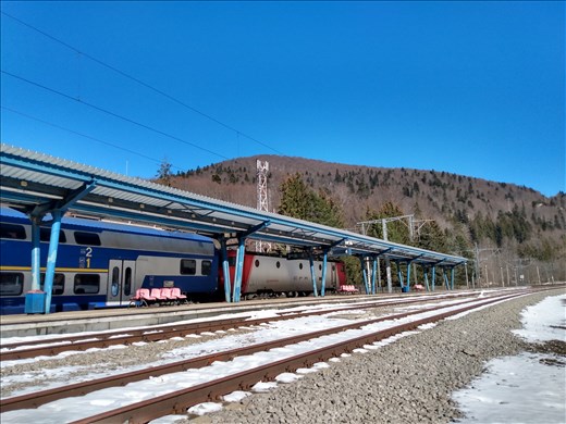 Azuga train station.