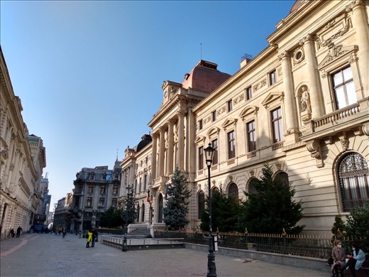 Strada Lipscani, Old town Bucharest.