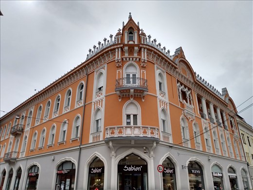 Lots of beautiful buildings in Oradea.