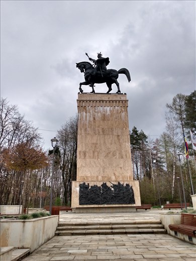 Stefan the Great Statues, Suceava.