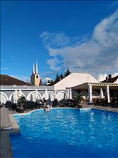 The pool at the Astoria Hotel in Hunedoara was very nice once it had quietened down as all the non-residents went home!: by steve_and_emma, Views[209]