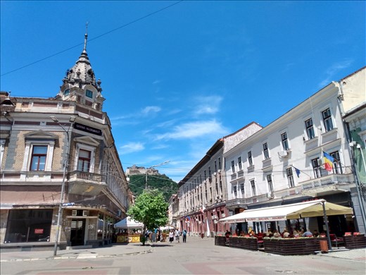 Deva old town has a nice pedestrian street with quite a few cafes and restaurants.