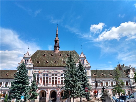 The town Hall in Deva.