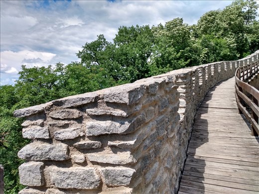 The old citadel walls have been restored and  raised walkways put in so you can enjoy the views.