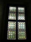 Stained glass windows in Corvin Castle.: by steve_and_emma, Views[369]