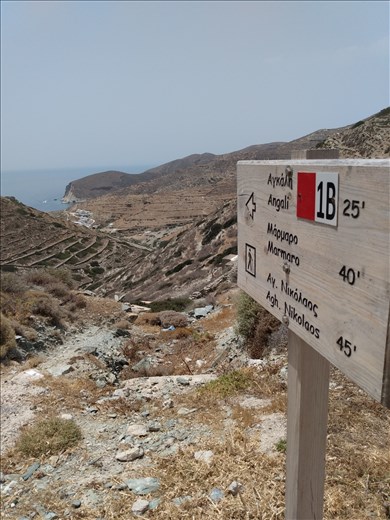 The hiking trails are well marked.