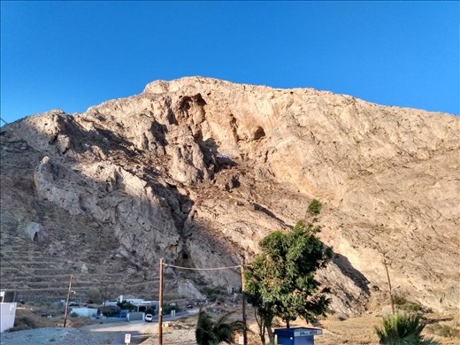 The headland at Perissa.