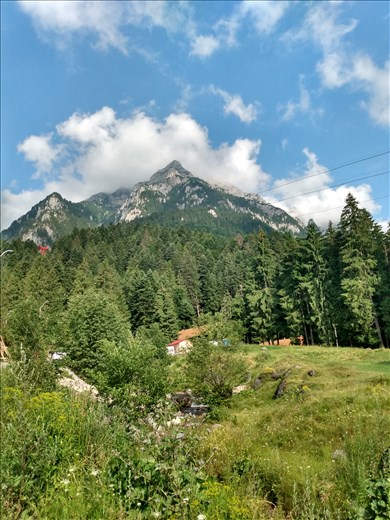 Starting our hike from Busteni to Babele Cabana.