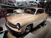 We enjoyed visiting the Communist Era Museum, lots of old cars from the 80s. Emma's family owned most of the models on display at some point. She was pleased to see quite a few Wartburgs.: by steve_and_emma, Views[154]