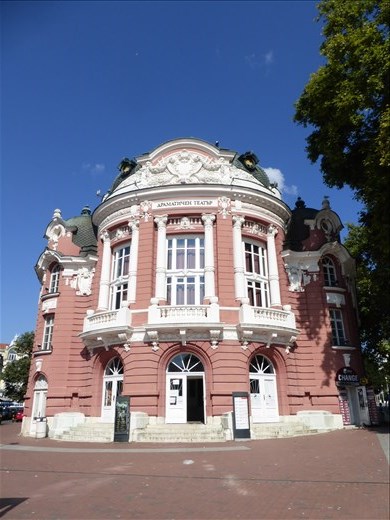 We had a view of the old theatre from our hotel in Varna.