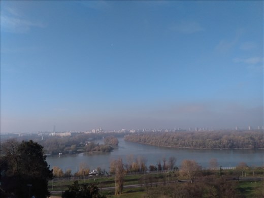The view of the Danube from the fortress.