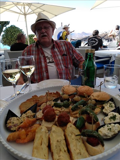 Tapas fun with Brian.