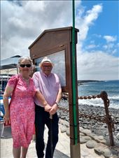 Glenne and Brian at their favourite restaurant in El Golfo.: by steve_and_emma, Views[230]