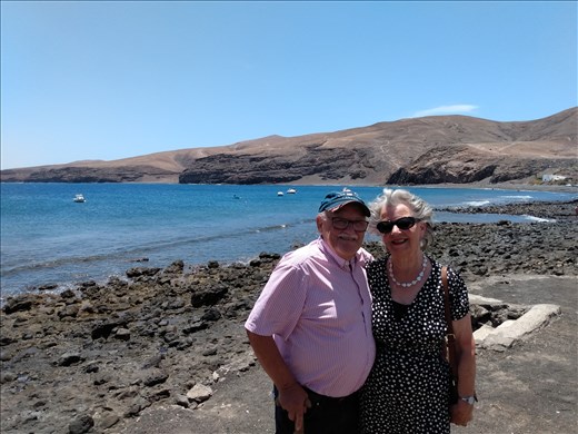Glenne and Brian in Quameda.