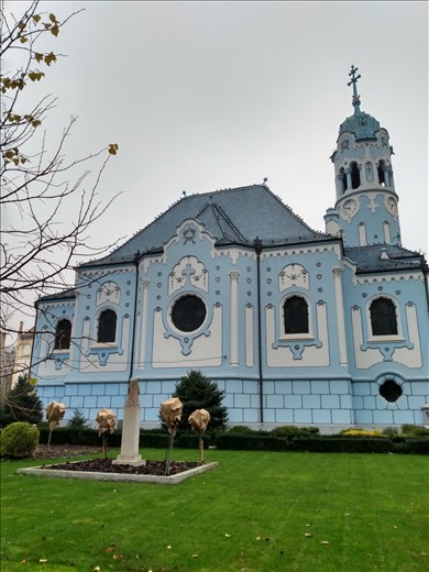 The Blue church, obviously.