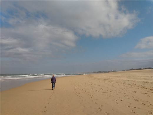 A walk on Port Alfred beach.