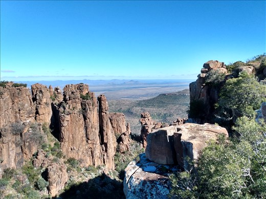 The stunning Valley of Desolation in Camedbooo NP.