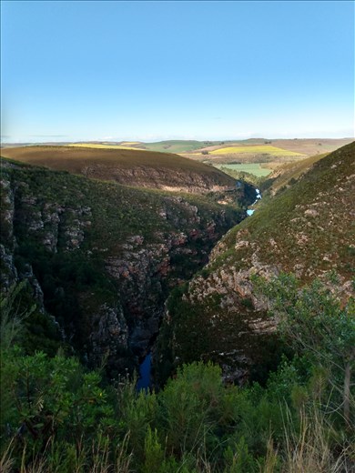 Heading back towards the coast from Barrydale.