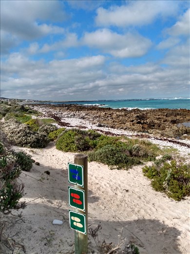 Hiking trail in Cape Aghulas NP.