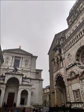 Lots of beautiful old buildings in the historic centre of Bergamo. : by steve_and_emma, Views[287]