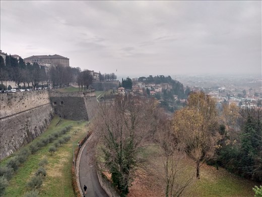 Walking the entire city walls on new year's day.