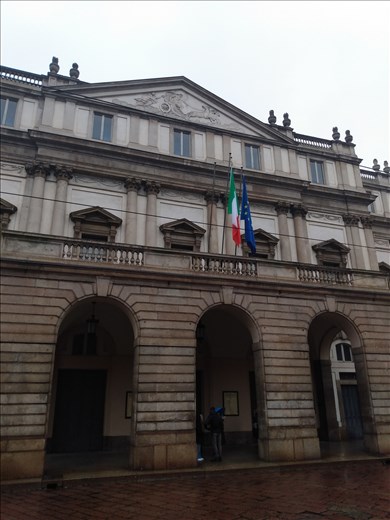 The Scala Opera House is quite understated.