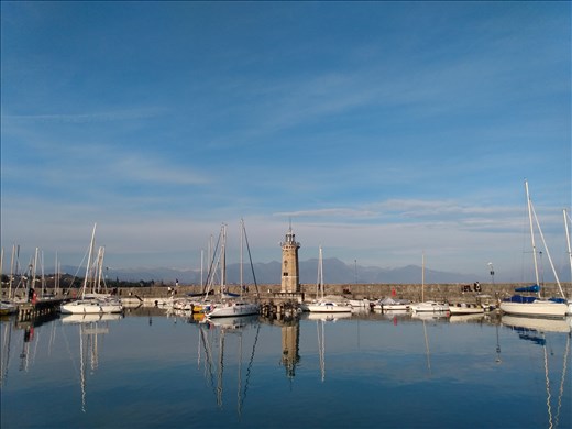 Arriving back in Descenzano on the ferry.